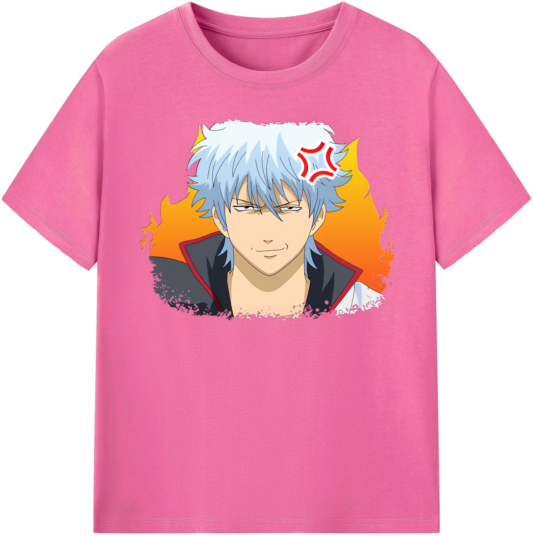 （画像用） ぎんたま 坂田銀時（さかたぎんとき） 神楽 志村新八（しむら しんぱち） GINTAMA Sakata Gintoki Kagura Shimura Shinpachi レディースカジュアルプリントTシャツ（綿100％）